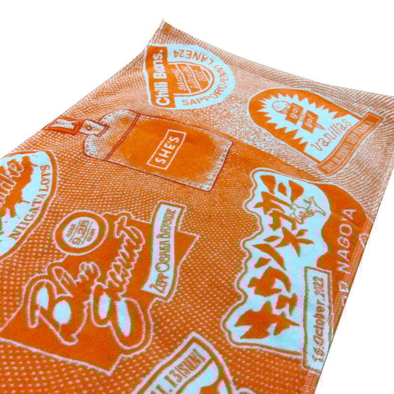 【値下げ中 早い者勝ち】優里◎フェイスタオル◎オレンジ 値下げ中 早い者勝ち】優里◎フェイスタオル◎オレンジ