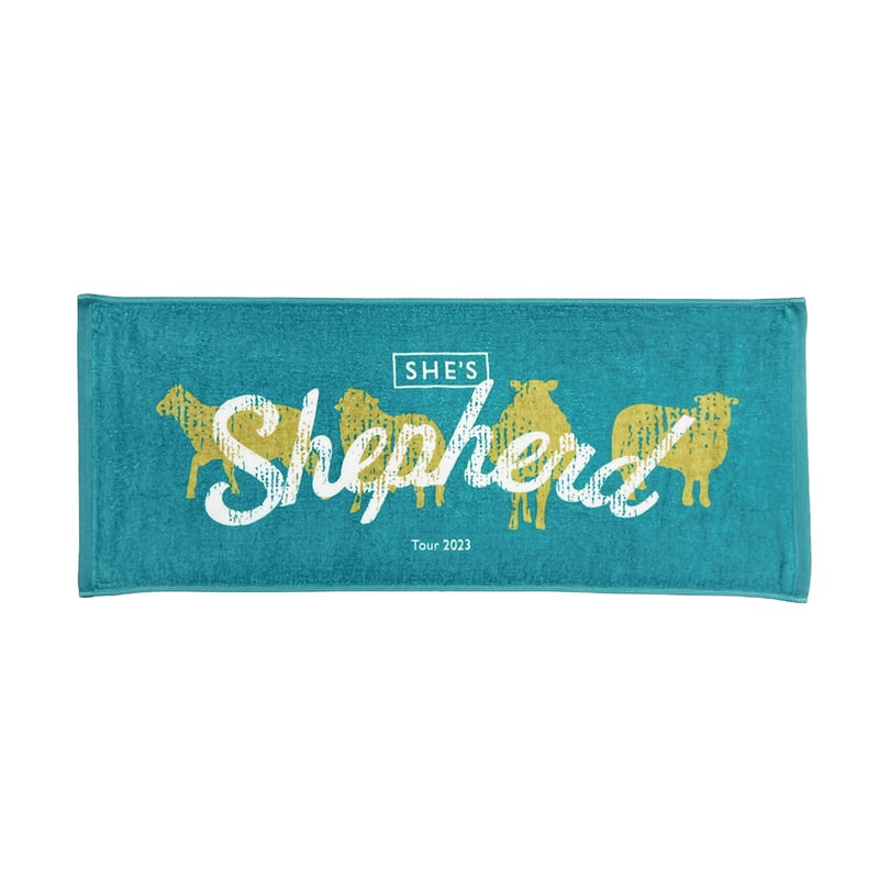 Shepherdツアー フェイスタオル（グリーン） | SHE'S ONLINE SHOP