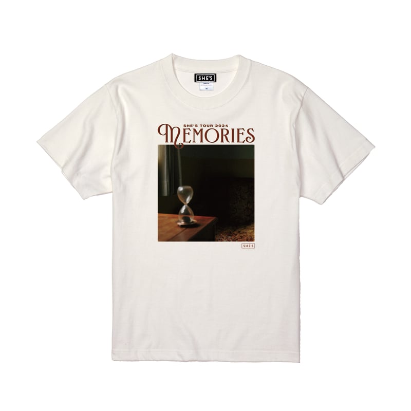Memories Tシャツ(ホワイト) | SHE'S ONLINE SHOP