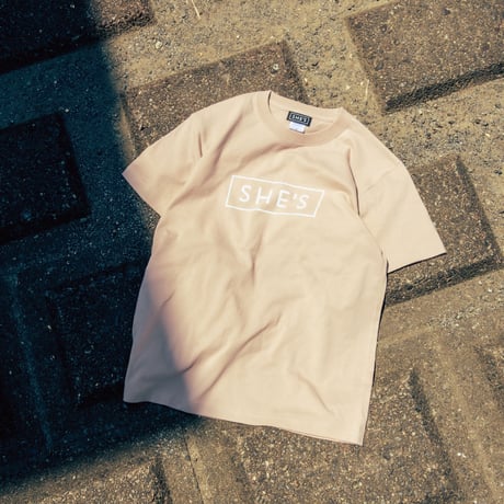 ロゴTシャツ（ボタニカル×スモーキーピンク）