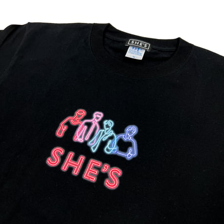 ネオン Tシャツ（ブラック）
