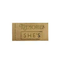 Memoriesカッティングステッカー