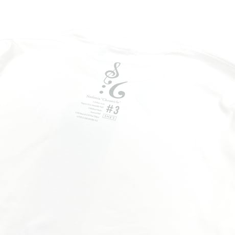 Sinfonia “Chronicle” #3 ロングスリーブTシャツ（ホワイト）
