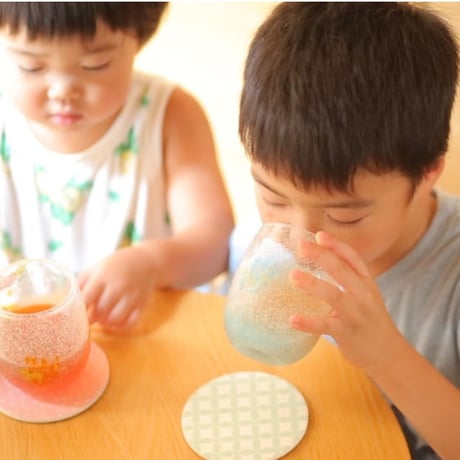 卵のコースター 4枚セット　和柄