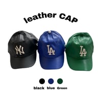 ((即納))leather CAP