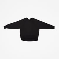 LACEUP SWEAT - BLACK