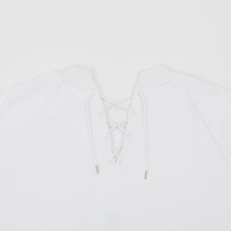 LACEUP SWEAT (S20AW-01) WHITE