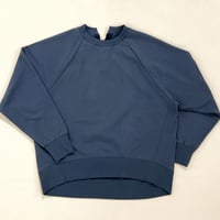 LACEUP SWEAT- INDIGO