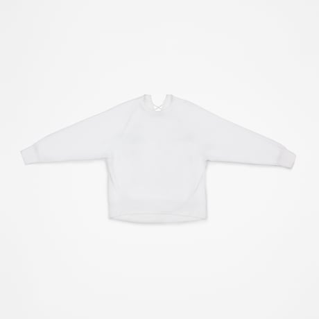 LACEUP SWEAT (S20AW-01) WHITE