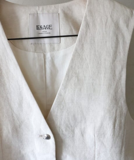 L/Cヘリンボンベスト×ドロストデニムパンツ（JOURNAL STANDARD L’ESSAGE・Whim Gazette）Set