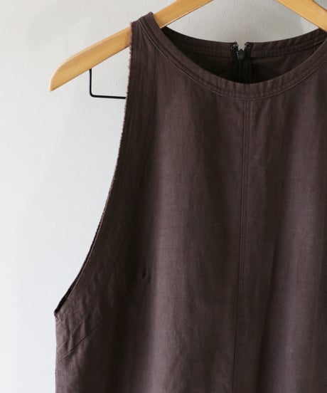 Plage Cut off アメリカンスリーブ サロペット