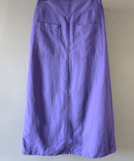 パッチポケット付リネンAラインスカートMila Owen（単品）
