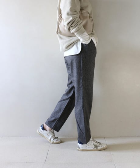 バックプリントロゴスウェット×ツィードイージーパンツコーデ（AMERICAN RAG CIE・Sonny Label）Set