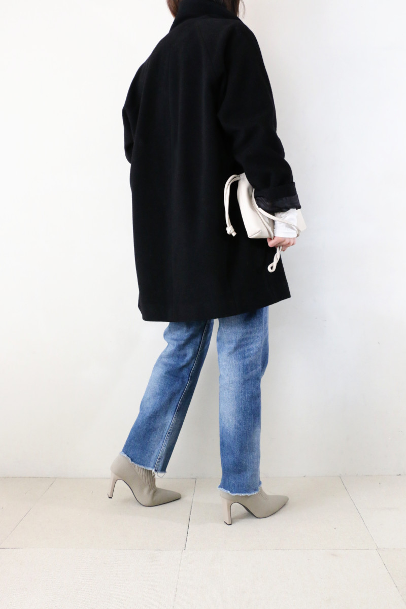 エブリデイアイライク　ショートダブルコート　黒　ブラック Short Double コートDeuxieme Classe EVERYDAY I LIKE
