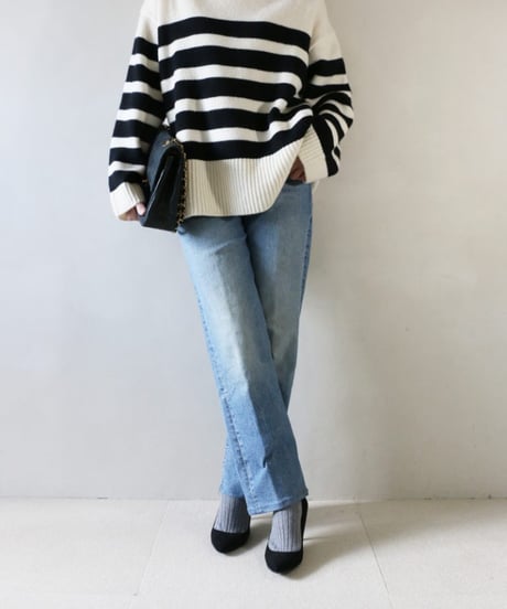 HIGH WAISTED STUDY HOVER MOTHER(単品）