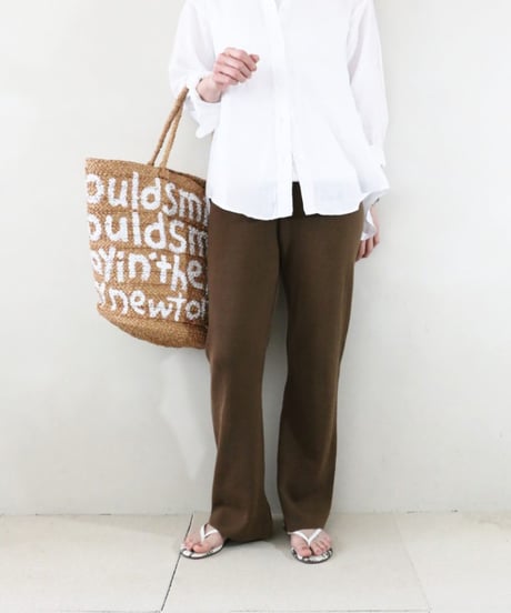 リネンシャツ×ニットパンツコーデ（FRAMeWORK・MUSE de Deuxieme Classe）Set