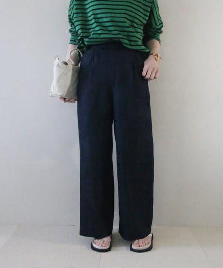 ボーダーカットソー×デニムライクパンツコーデ（Traditional weather wear・BOSCH）Set