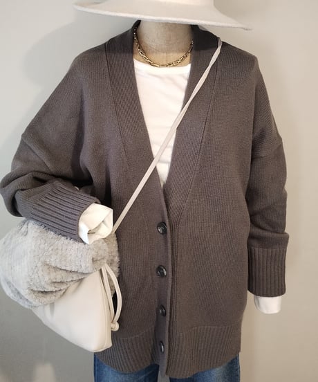 カーディガン×スヌードコーデ（uncrave・SIMPLICITE）Set