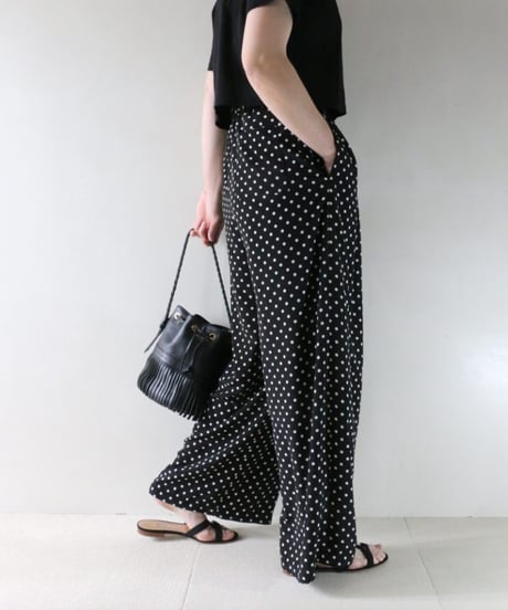 クロップドTシャツ×ドットパンツコーデ（Deuxieme Classe EVERYDAY I LIKE.・VERMEIL par iena）Set