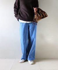 ブラウンニット×ブルーパンツコーデ（JOURNAL STANDARD・BEAUTY&YOUTH）・Set