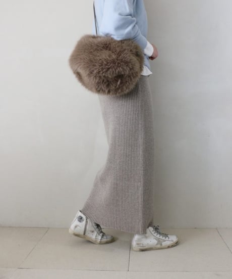 リブニットスカート単品 Deuxieme Classe（単品）