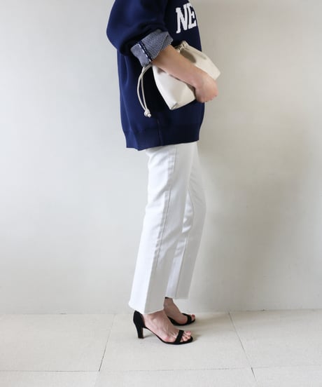 カレッジ ロゴ ニット×デニムコーデ（green label relaxing・upper hights × PARIGOT）Set