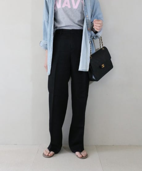 Rippedオーバーサイズ デニムジャケット×Tシャツコーデ（ZARA・SOFFE）set