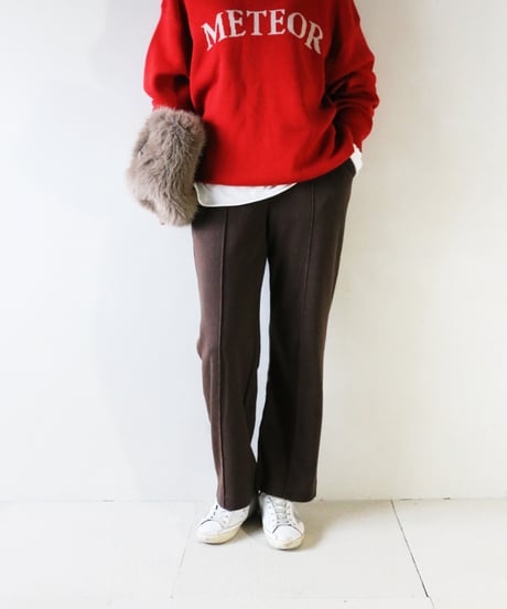ロゴインターシャニットコーデ（ITEMS URBAN RESEARCH・6(ROKU)  BEAUTY&YOUTH UNITED ARROWS）Set