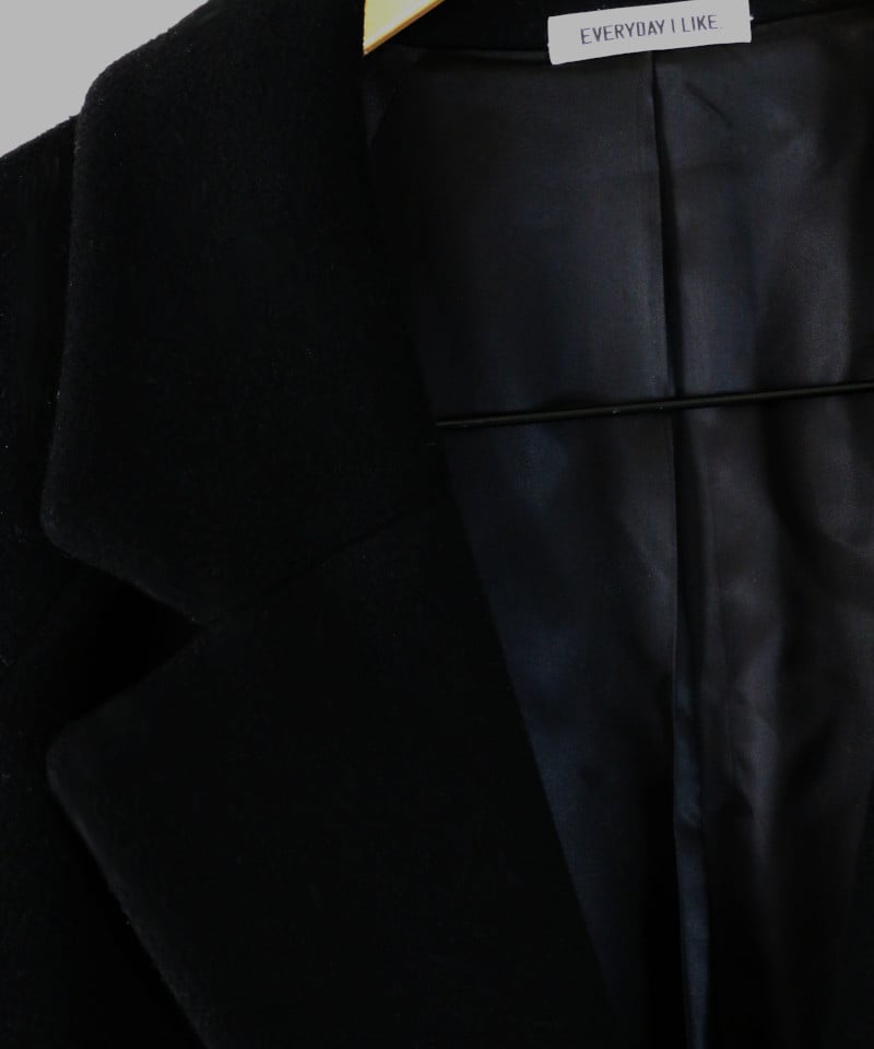 エブリデイアイライク　ショートダブルコート　黒　ブラック Short Double コートDeuxieme Classe EVERYDAY I LIKE