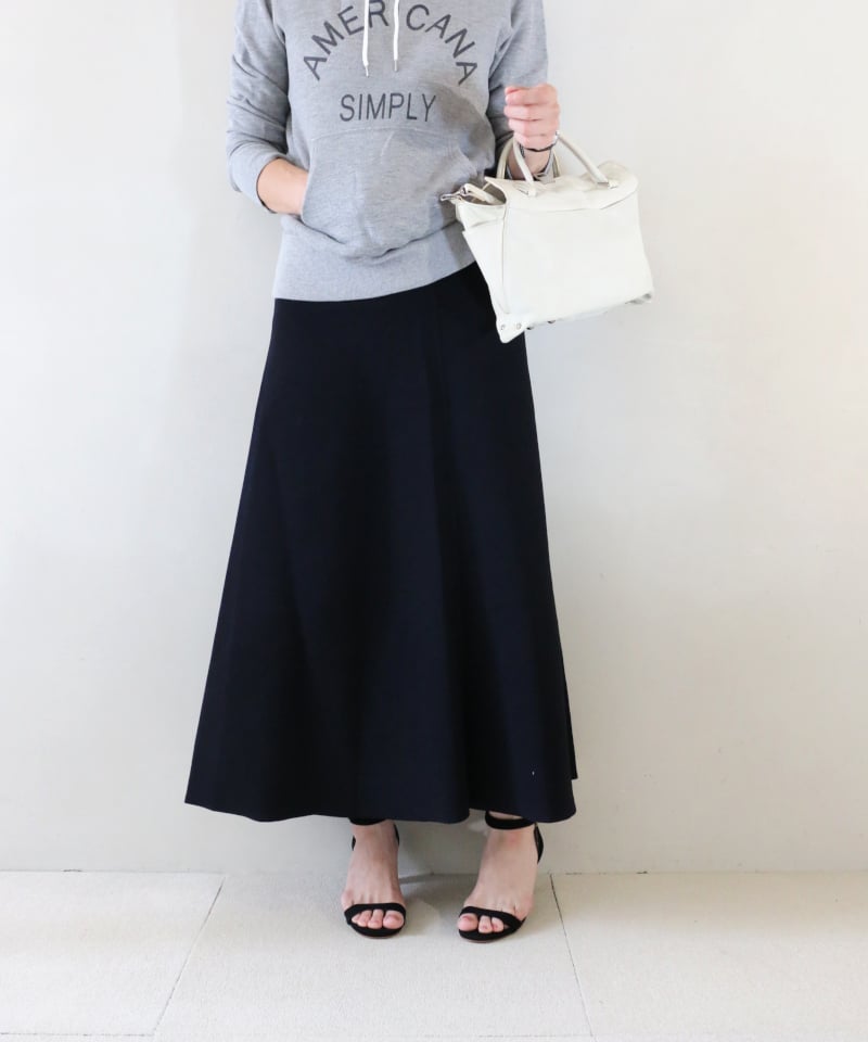 Americana フーディ×L'Appartementフレアスカートコーデ | FITTIN