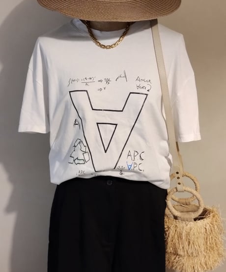 A.P.CプリントTシャツ×ロングキュロットコーデ（A.P.C・ZARA）Set