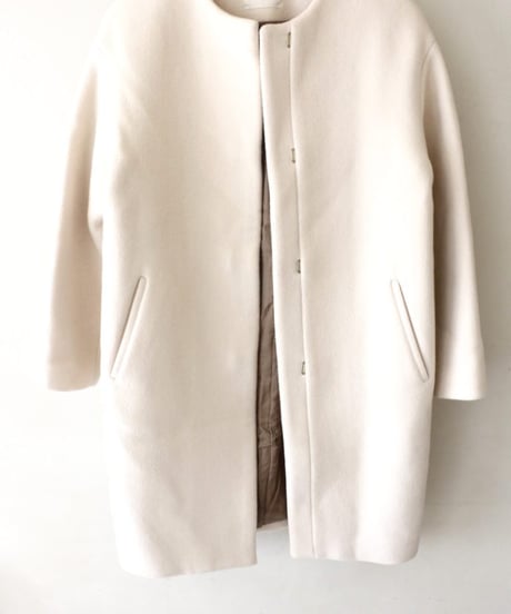 ラムズウールノーカラーコートIENA（単品）