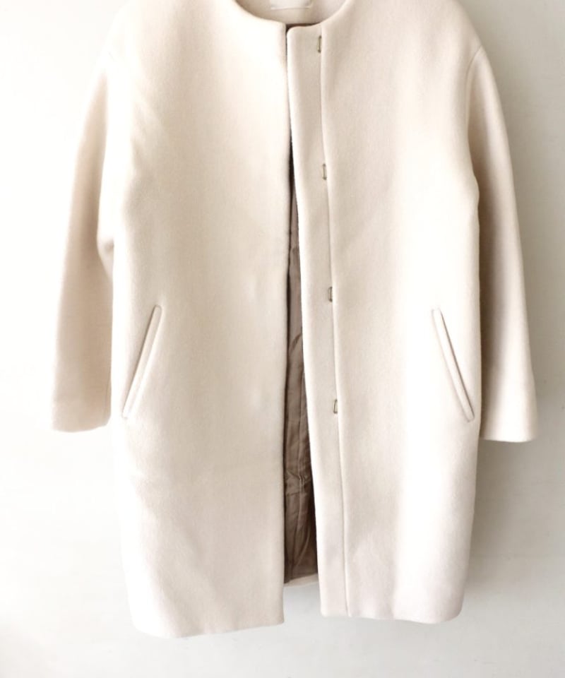 ラムズウールノーカラーコートIENA（単品） | FITTING LOG