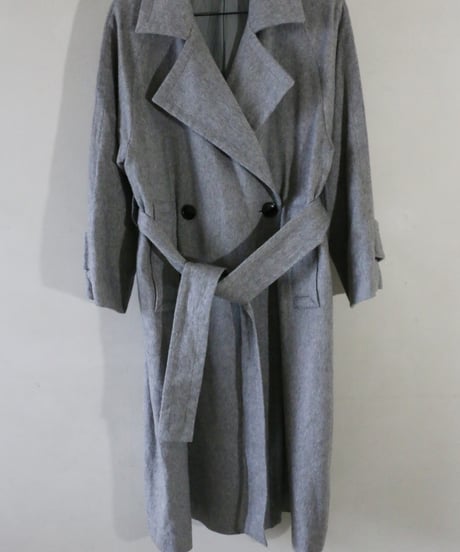 グレーWOOLトレンチコートコーデ（SACRA・Mila Owen）Set