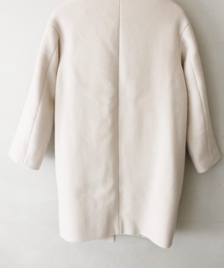 ラムズウールノーカラーコートIENA（単品）