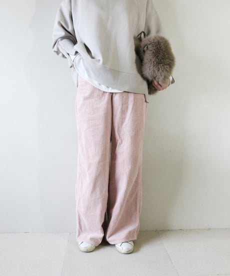 スウェット×ピンクまろみカラー冬コーデ（fredy emue・RED CARD）・Set