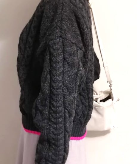 配色ケーブルニット OLDDERBY KNITWEAR（単品価格￥6950）