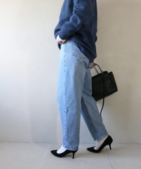 クルーネックニット×レース袖カットソーレイヤードコーデ（green label relaxing・THIRD MAGAZINE）Set