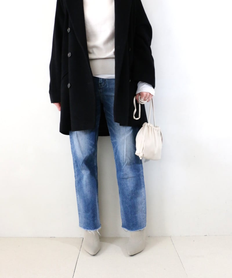 エブリデイアイライク　ショートダブルコート　黒　ブラック Short Double コートDeuxieme Classe EVERYDAY I LIKE
