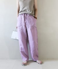 リネンパープルパンツコーデ（Hanes・BEAUTY&YOUTH）・Set