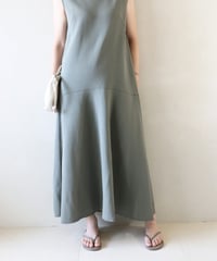 IENAローフレアカットワンピース