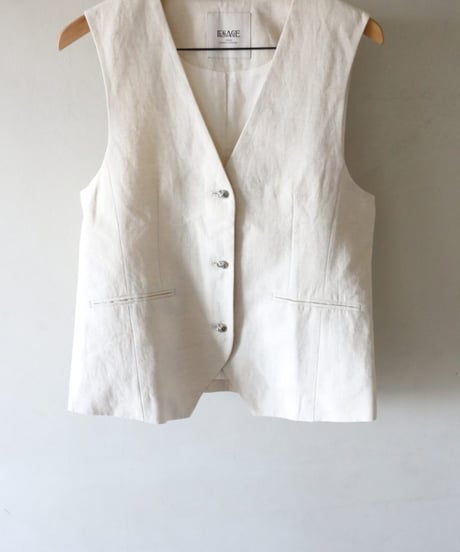 L/Cヘリンボンベスト×ドロストデニムパンツ（JOURNAL STANDARD L’ESSAGE・Whim Gazette）Set