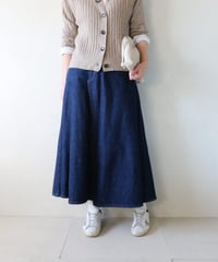リブカーディガン×デニムスカートコーデ（Spick ＆ Span・upper hights × Demi-Luxe BEAMS）Set
