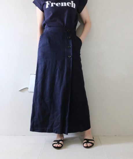 ロゴTネイビーコーデ（FRENCHロゴノースリーブ・SLOBE IENA）・Set