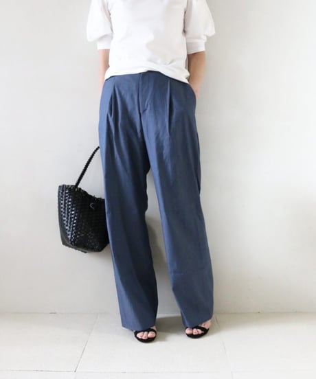 パフスリーブカットソー×パンツコーデ（DRESSTERIOR・IENA）Set