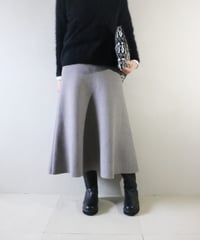 へアリーふわふわニット×ニットスカートコーデ（NOMBRE IMPAIR・WOOLRICH）Set
