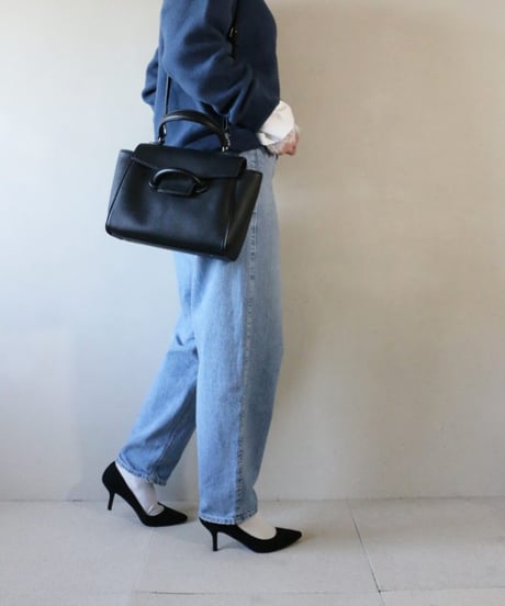 クルーネックニット×レース袖カットソーレイヤードコーデ（green label relaxing・THIRD MAGAZINE）Set
