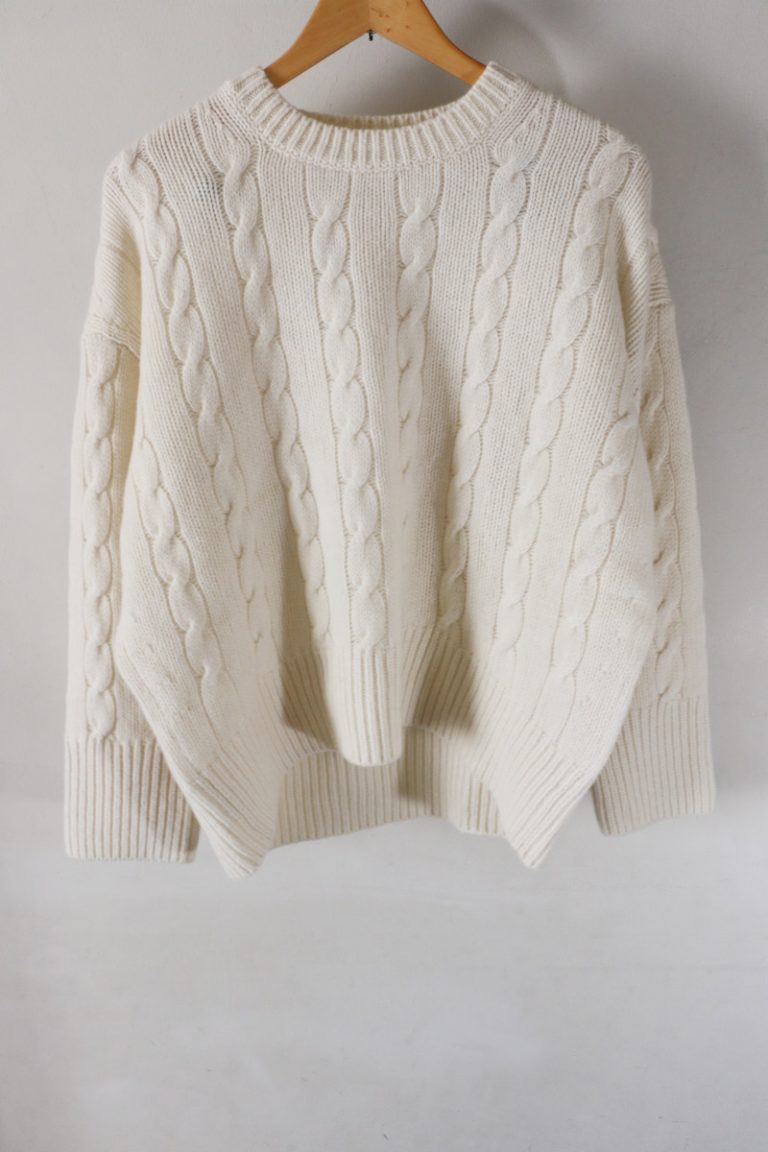 GALERIE VIE 白ケーブルニット ケーブルニット GALERIE VIE（単品） | FITTING LOG