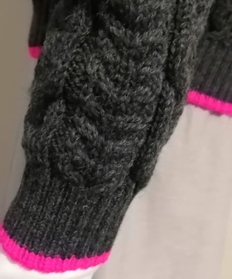 配色ケーブルニット OLDDERBY KNITWEAR（単品価格￥6950）