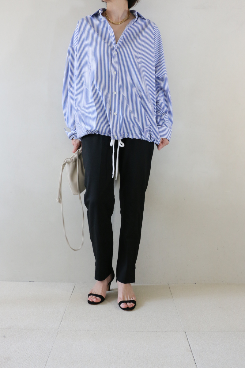 Spick and Span CO/PEヘムギャザーシャツ 追加》CO/PEヘムギャザーシャツ（シャツ/ブラウス）｜Spick & Span